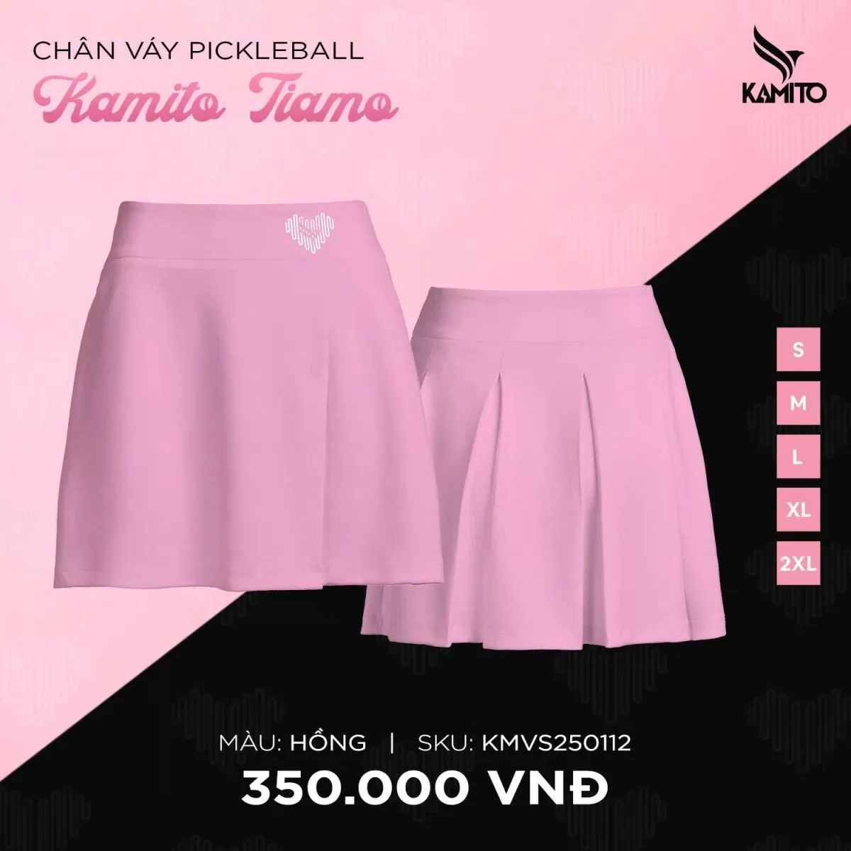 Chân Váy Pickleball Kamito Tiamo